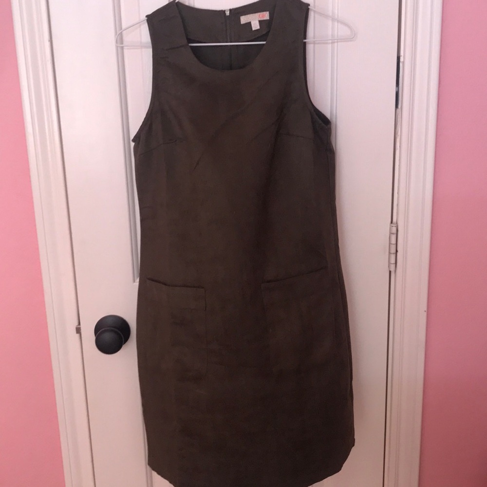 Olive green dress
